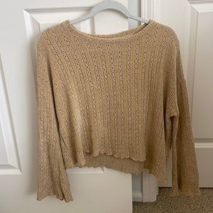 Super soft tan sweater